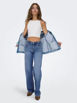 ONLJULLES Vita bassa Wide Leg Fit Jeans