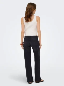 ONLJULLES Vita molto bassa Wide Leg Fit Jeans
