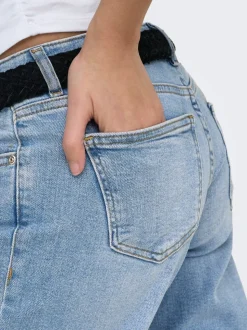 ONLJULLES Vita molto bassa Wide Leg Fit Jeans