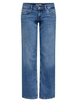 ONLJULLES Vita molto bassa Wide Leg Fit Jeans