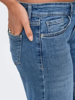 ONLJULLES Vita molto bassa Wide Leg Fit Jeans