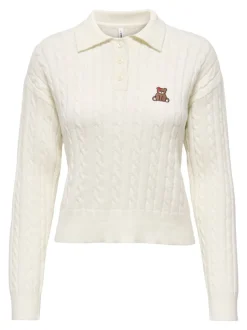 ONLKATIA Capo in maglia con colletto polo
