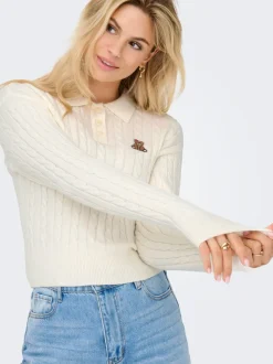 ONLKATIA Capo in maglia con colletto polo