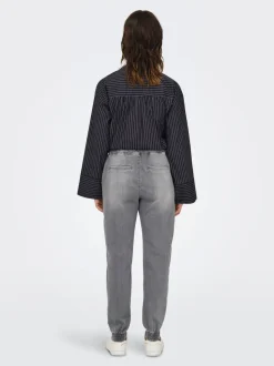 ONLKELDA Vita media Carrot Fit Jeans