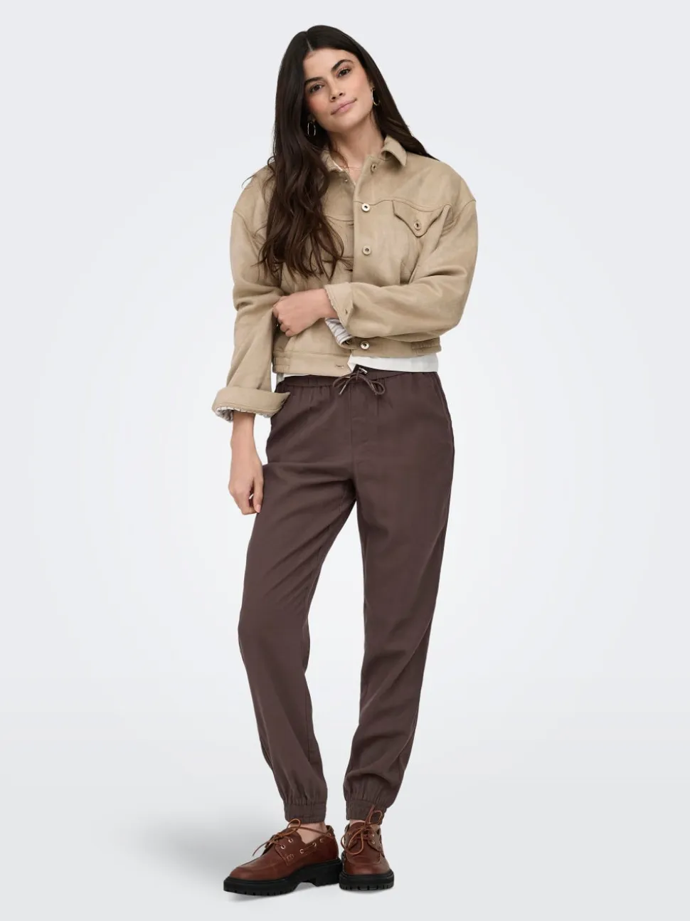 ONLKELDA-EMERY Regular Fit Pantaloni a gamba larga