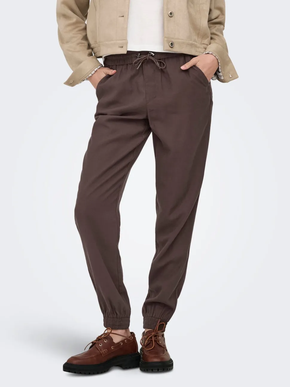 ONLKELDA-EMERY Regular Fit Pantaloni a gamba larga
