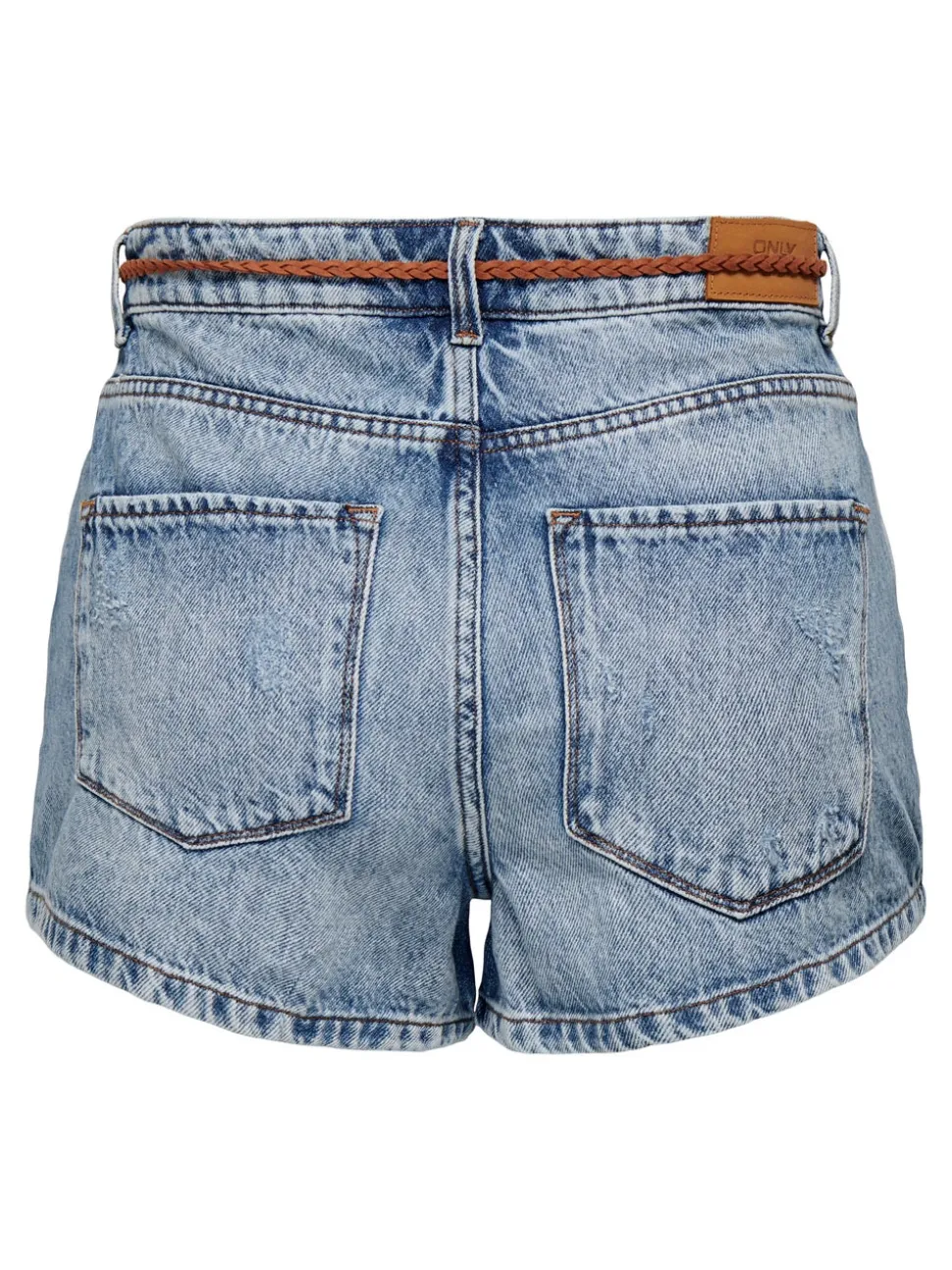 ONLKELLY Vita alta Regular Fit Bermuda in jeans