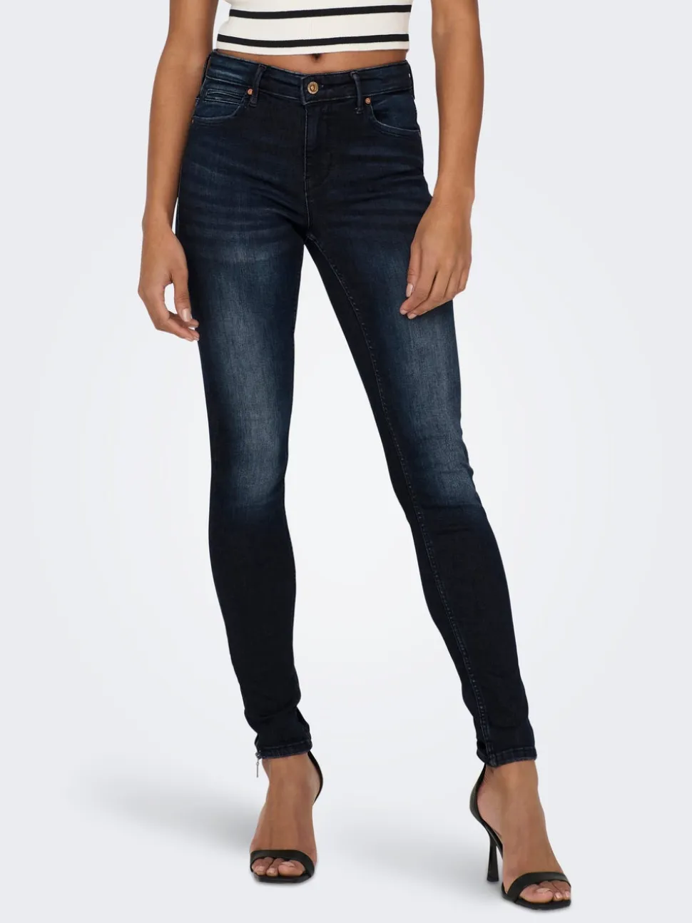 ONLKENDELL Vita media Skinny Fit Lunghezza alla caviglia Jeans