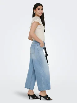 ONLLORAN Vita media Wide Leg Fit Jeans
