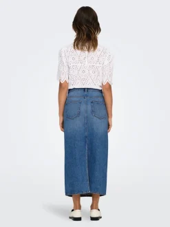 ONLLUMI Denim Gonna in jeans Gonna midi