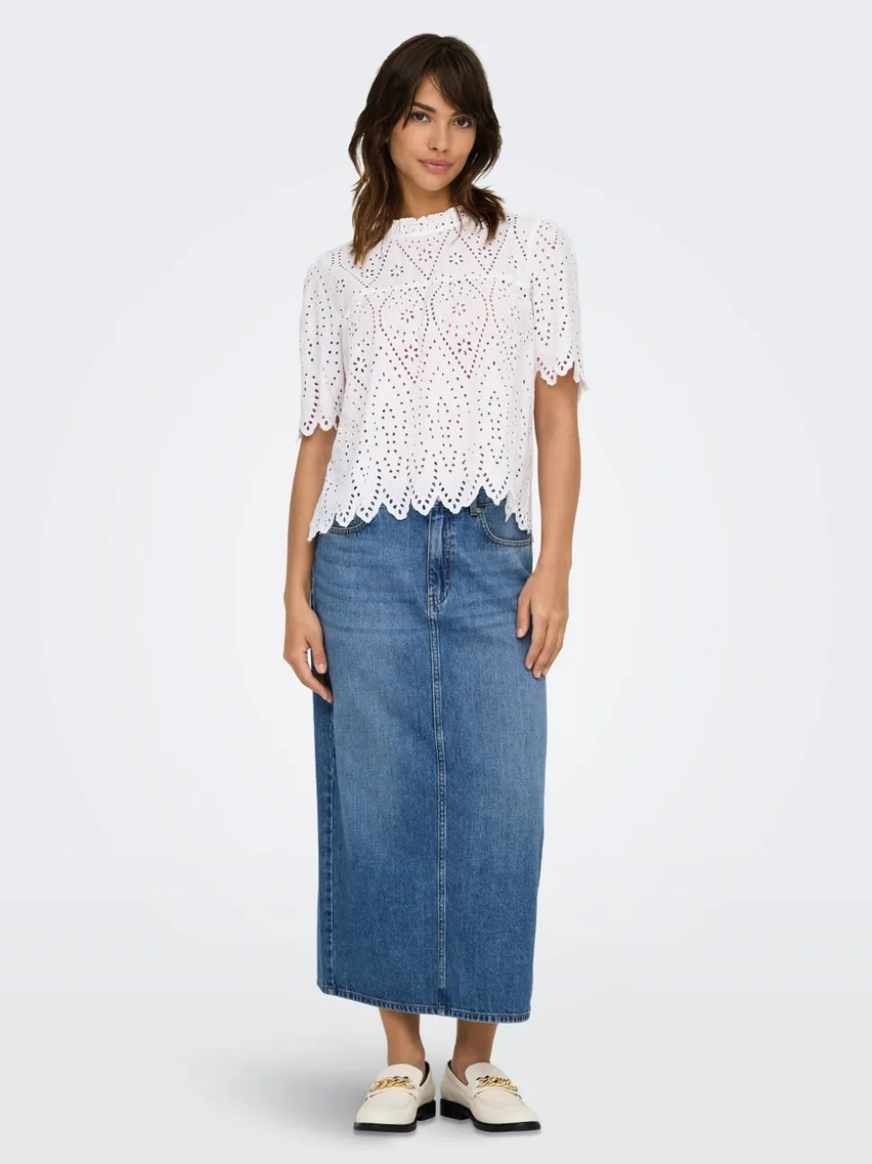 ONLLUMI Denim Gonna in jeans Gonna midi