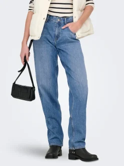 ONLLUMI Vita media Mom Fit Jeans