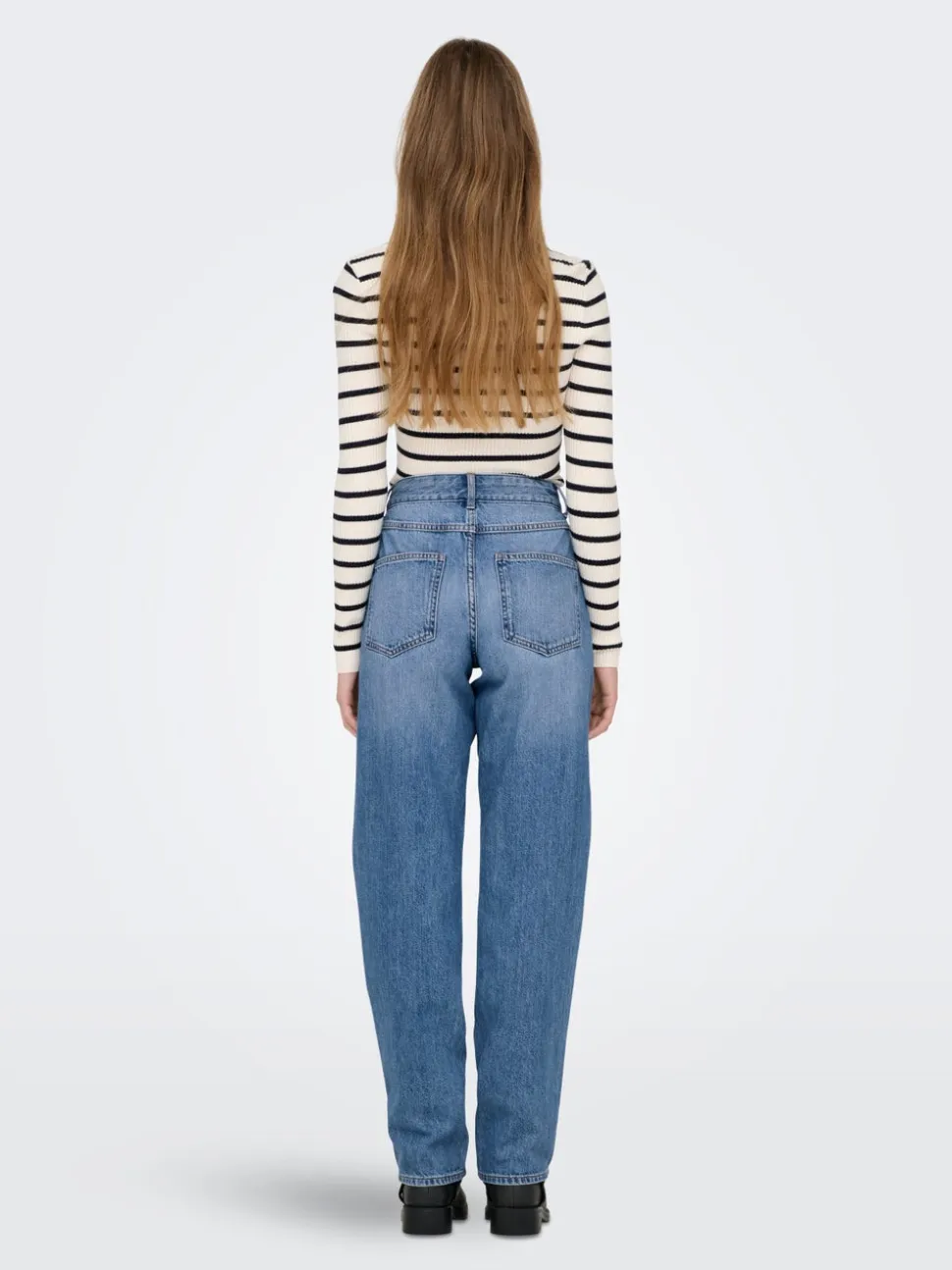 ONLLUMI Vita media Mom Fit Jeans