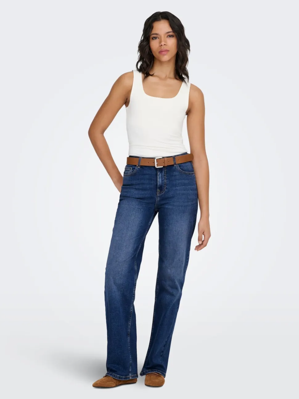 ONLLUNA Vita alta Wide Leg Fit Jeans