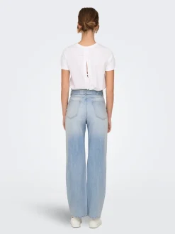 ONLMADDIE Vita alta Wide Leg Fit Jeans