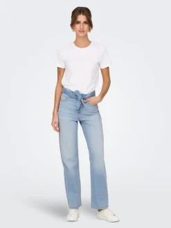 ONLMADDIE Vita alta Wide Leg Fit Jeans
