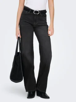 ONLMADDIE-O Vita alta Wide Leg Fit Jeans
