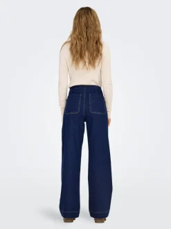 ONLMADELINE Vita alta Wide Leg Fit Jeans