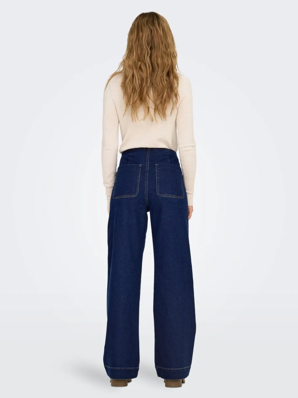 ONLMADELINE Vita alta Wide Leg Fit Jeans