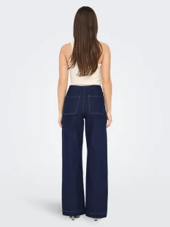 ONLMADELINE Vita alta Wide Leg Fit Jeans