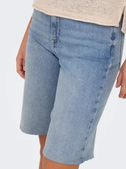 ONLMADISON Vita alta Regular Fit Bermuda in jeans