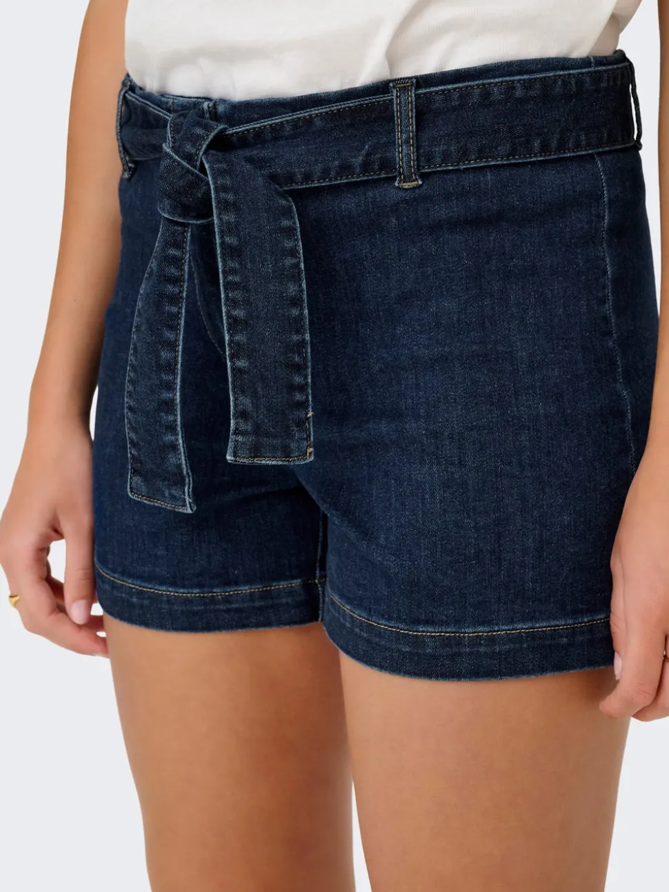 ONLMADISON Vita alta Regular Fit Bermuda in jeans