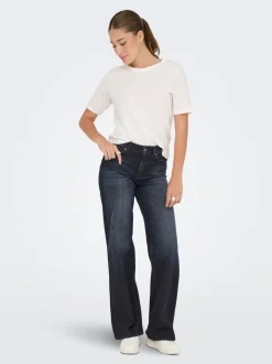 ONLMADISON Vita alta Wide Leg Fit Jeans