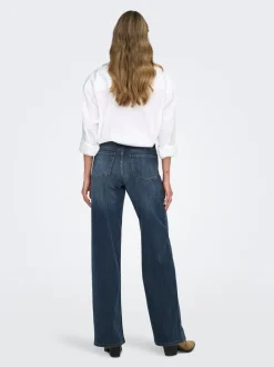 ONLMADISON Vita alta Wide Leg Fit Jeans
