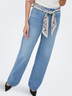 ONLMADISON Vita alta Wide Leg Fit Jeans