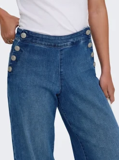 ONLMADISON Vita alta Wide Leg Fit Jeans