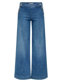 ONLMADISON Vita alta Wide Leg Fit Jeans