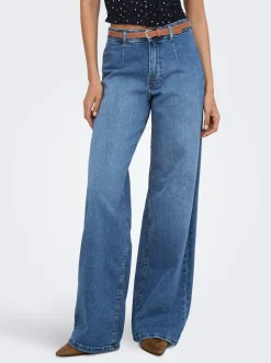 ONLMADISON Vita alta Wide Leg Fit Jeans