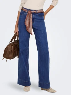 ONLMADISON Vita alta Wide Leg Fit Jeans