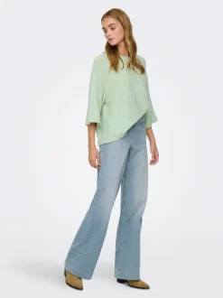 ONLMADISON Vita alta Wide Leg Fit Jeans