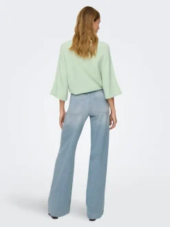 ONLMADISON Vita alta Wide Leg Fit Jeans