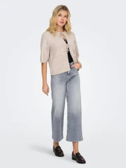 ONLMADISON Vita alta Wide Leg Fit Cropped Jeans