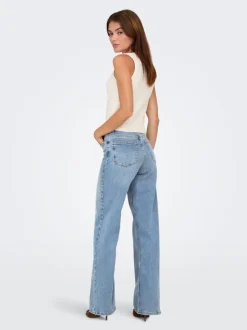 ONLMADISON Vita alta Wide Leg Fit Jeans