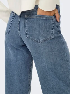 ONLMADISON Vita alta Wide Leg Fit Jeans