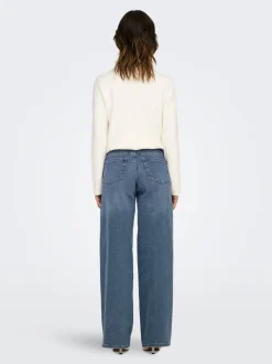 ONLMADISON Vita alta Wide Leg Fit Jeans