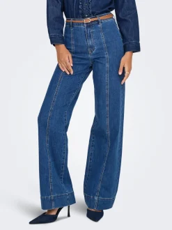 ONLMADISON Vita alta Wide Leg Fit Jeans