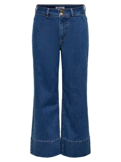 ONLMADISON Vita alta Wide Leg Fit Cropped Jeans