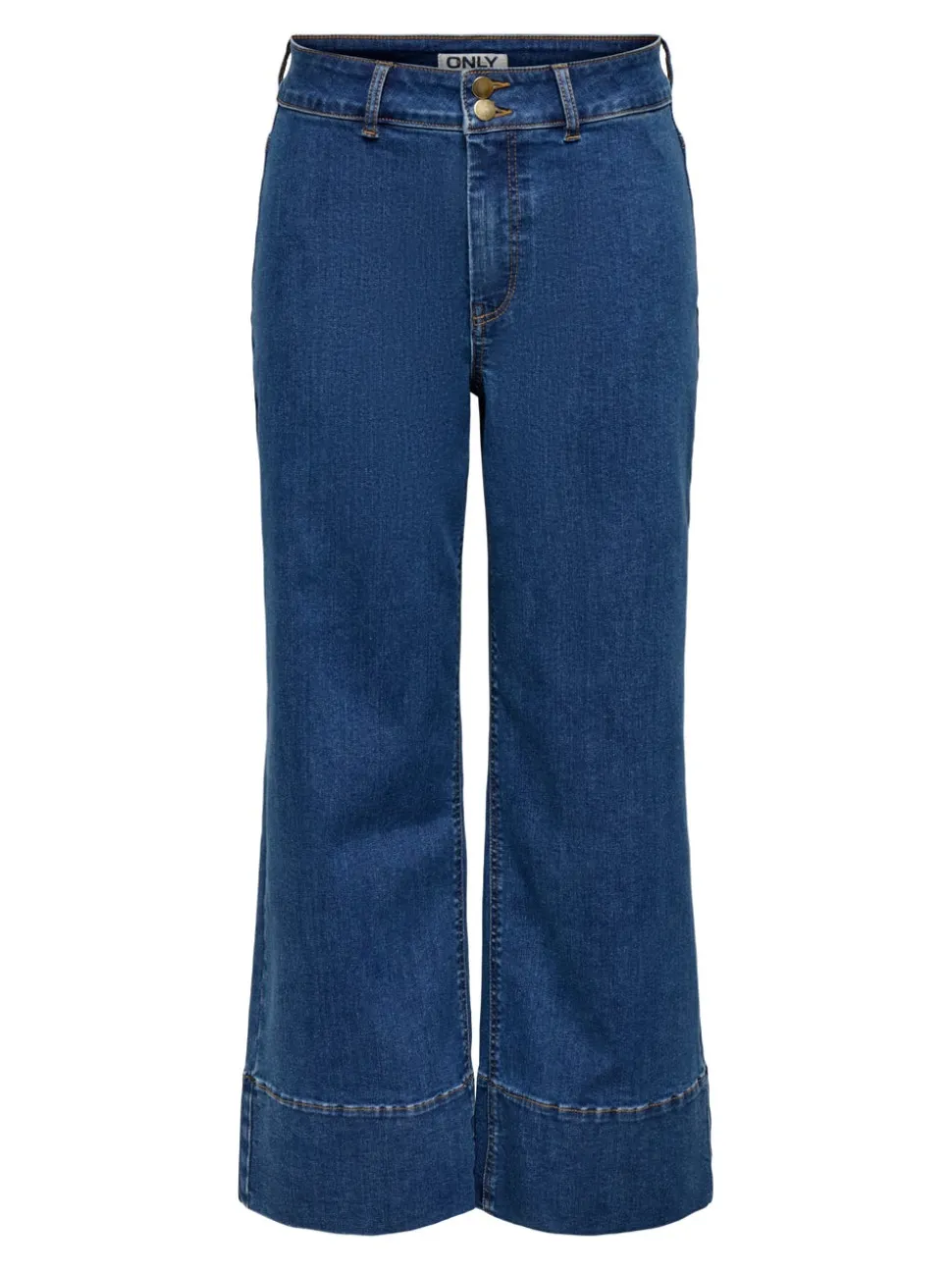ONLMADISON Vita alta Wide Leg Fit Cropped Jeans