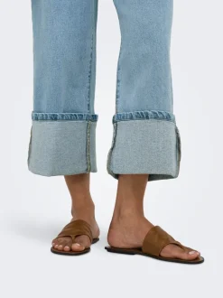 ONLMADISON Vita alta Wide Leg Fit Jeans