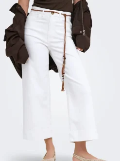ONLMADISON Vita alta Wide Leg Fit Cropped Jeans