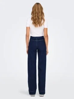 ONLMADISON Vita alta Wide Leg Fit Jeans