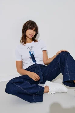 ONLMADISON Vita alta Wide Leg Fit Jeans