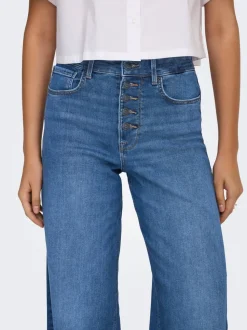ONLMADISON Vita alta Wide Leg Fit Jeans