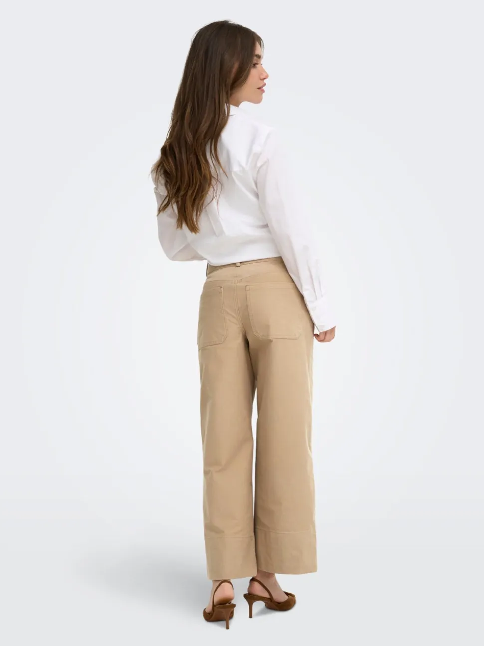 ONLMADISON-CLAIR Cropped Fit Pantaloni