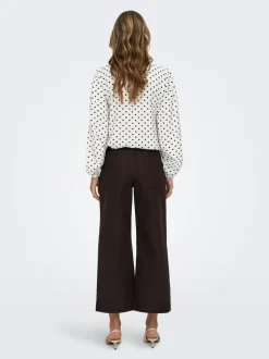 ONLMADISON-CLAIR Cropped Fit Pantaloni