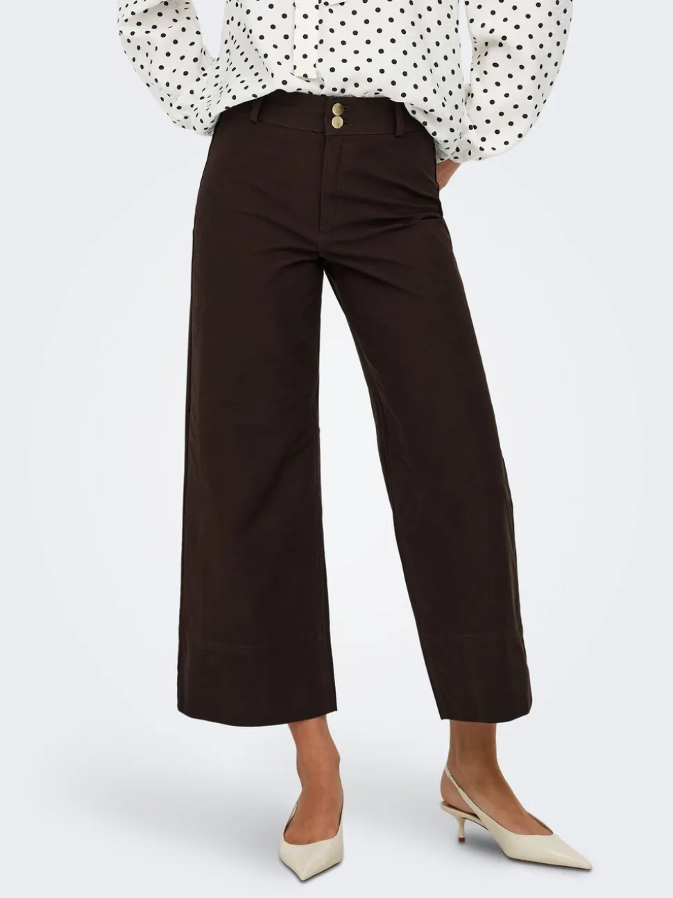 ONLMADISON-CLAIR Cropped Fit Pantaloni